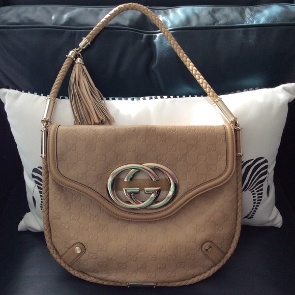 Gucci Handbags - AUTHENTIC Gucci Leather Shoulder Bag